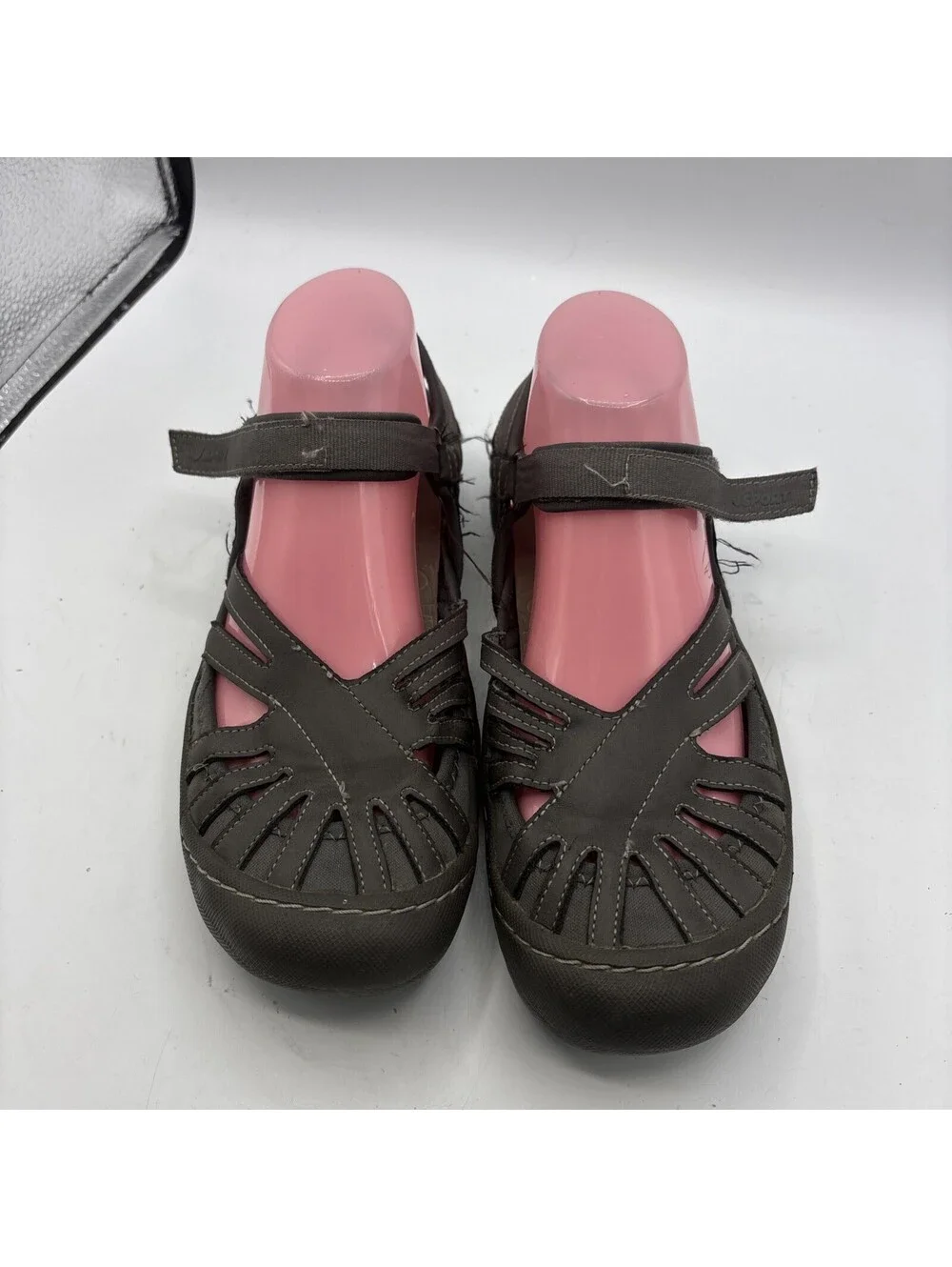 Gray Women’s JBU Sport All Terrain Traction Poppy Shoe Sandal Maryjane Size 7.5